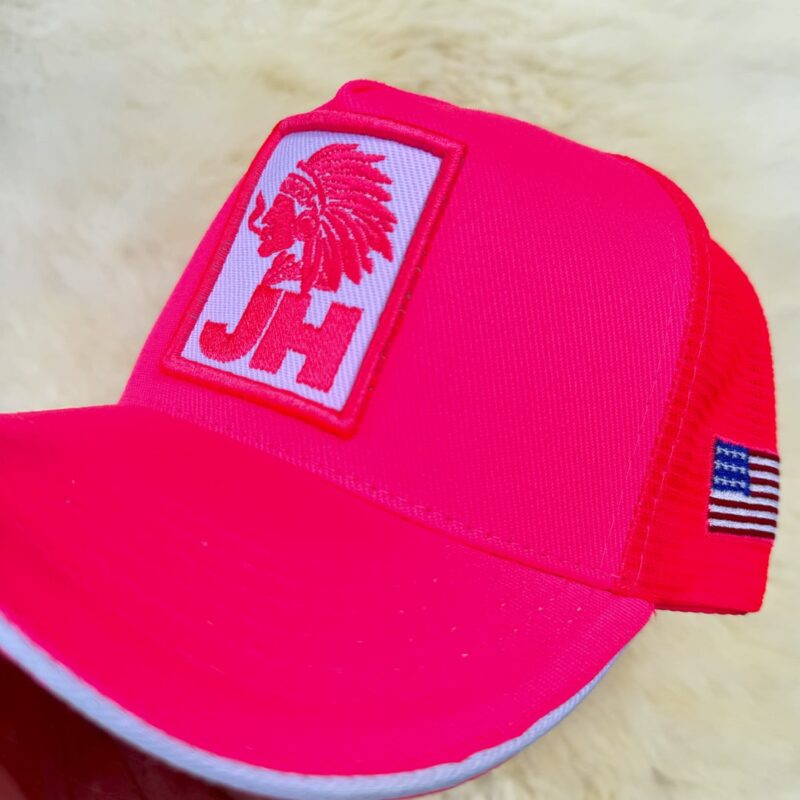 Boné JH Trucker Rosa Neon - Imagem 5