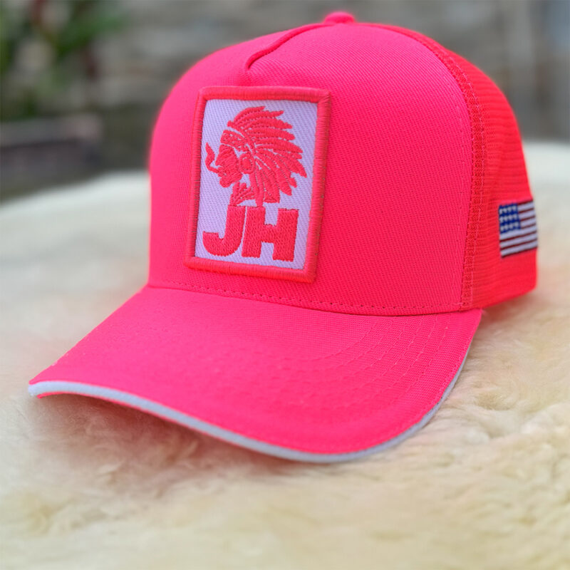 Boné JH Trucker Rosa Neon