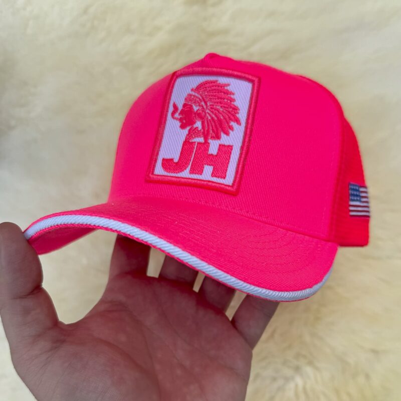 Boné JH Trucker Rosa Neon - Imagem 9