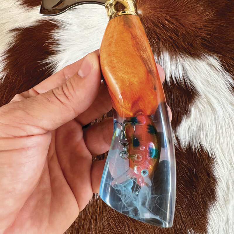 Faca Artesanal Personalizada JH Pescador M2 - Imagem 4