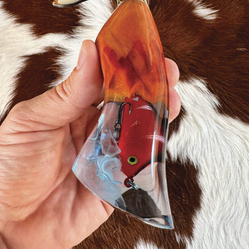Faca Artesanal Personalizada JH Pescador M3 - Imagem 3