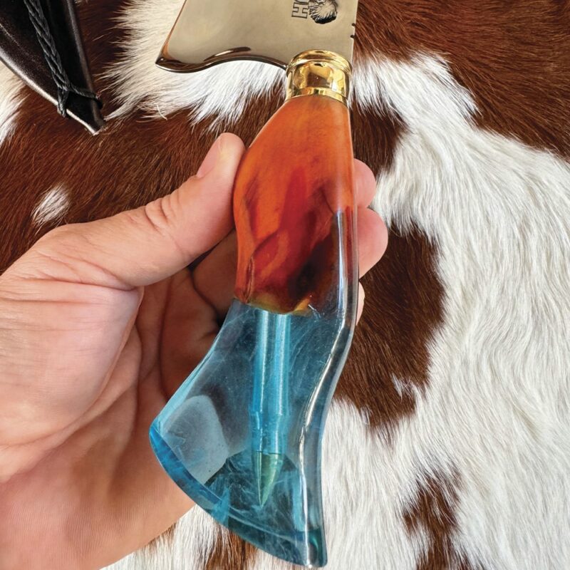 Faca Artesanal Personalizada JH Caçador Fuzil - Imagem 5