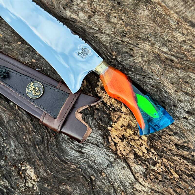 Faca Artesanal Personalizada JH Pescador M5 - Imagem 5