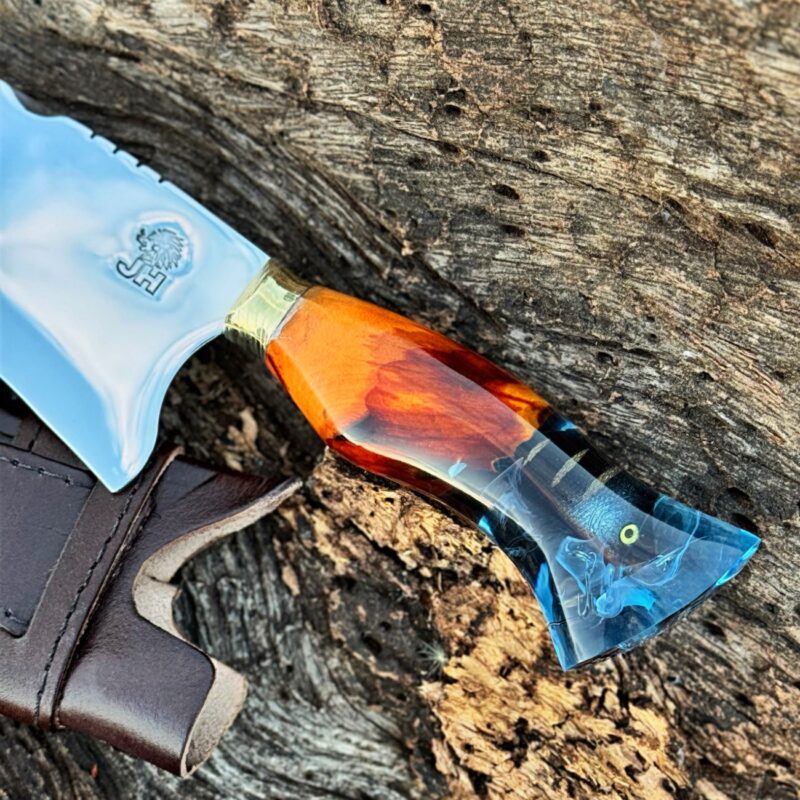Faca Artesanal Personalizada JH Pescador M7 - Imagem 4