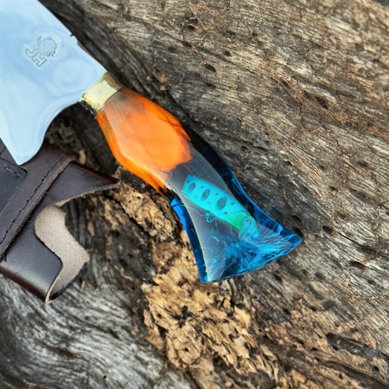 Faca Artesanal Personalizada JH Pescador M4 - Imagem 5