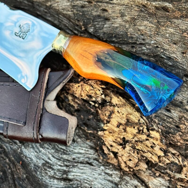 Faca Artesanal Personalizada JH Pescador M8 - Imagem 4