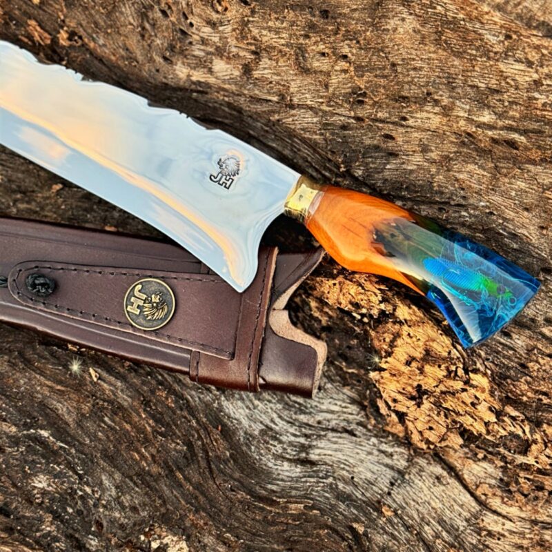 Faca Artesanal Personalizada JH Pescador M8 - Imagem 5