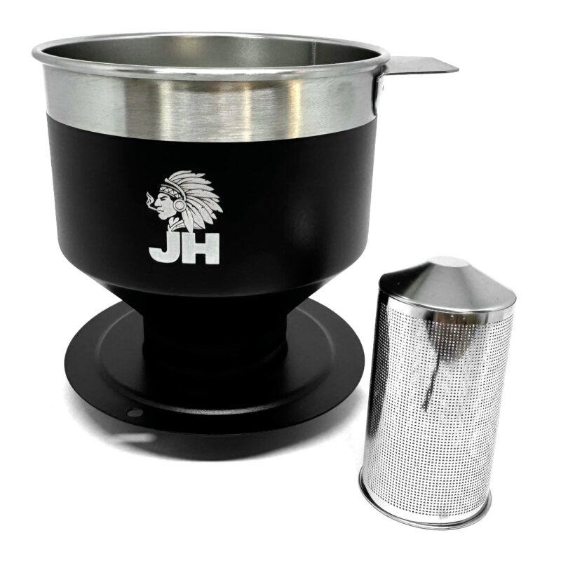 Cafeteira Premium JH em Aço Inox Preta