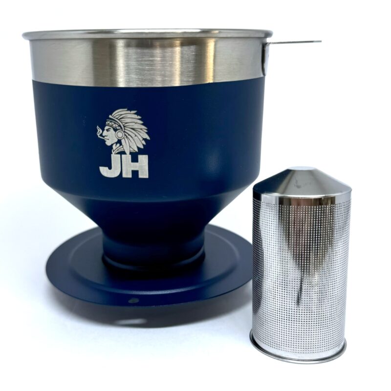 Cafeteira Premium JH em Aço Inox Azul