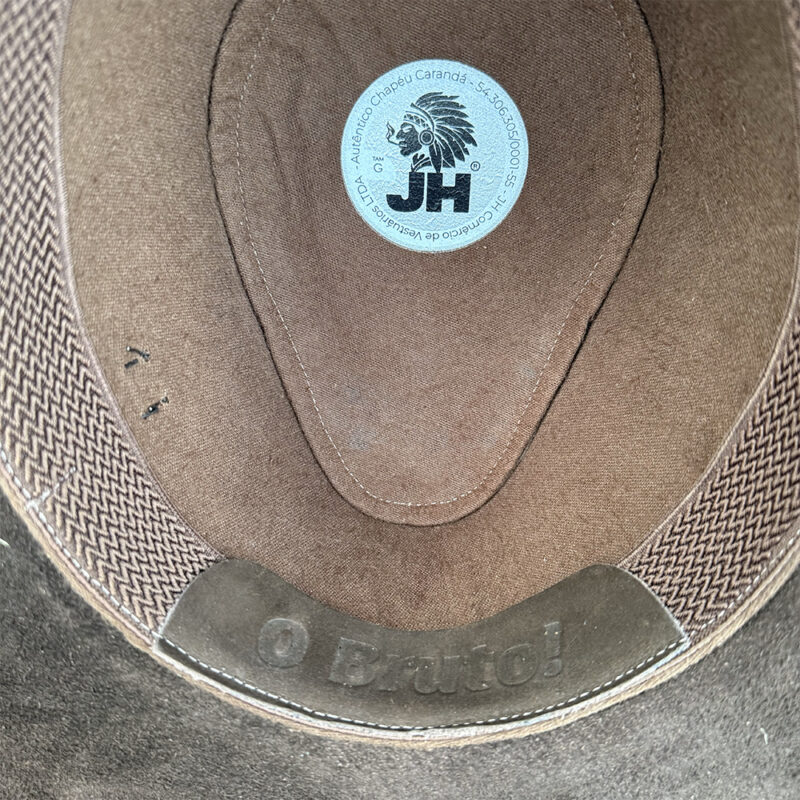 Chapéu JH Social Couro Marrom - Imagem 5