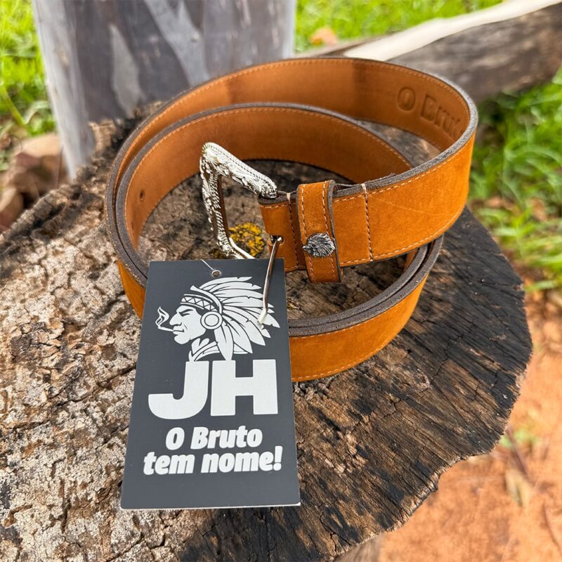 Cinto JH Couro Original - Caramelo